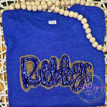 Load image into Gallery viewer, Team Spirit Name Applique Embroidered Shirts