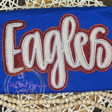 Load image into Gallery viewer, Team Spirit Name Applique Embroidered Shirts