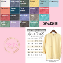 Load image into Gallery viewer, Monotone Monogram Comfort Colors Sweatshirt