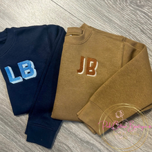 Load image into Gallery viewer, Toddler Initial Block Sweatshirt