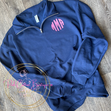 Load image into Gallery viewer, Monogram Quarter Zip