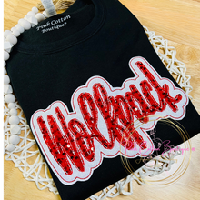 Load image into Gallery viewer, Team Spirit Name Applique Embroidered Shirts