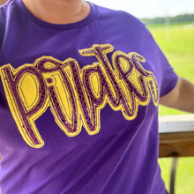 Load image into Gallery viewer, Team Spirit Name Applique Embroidered Shirts