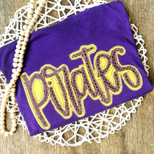 Load image into Gallery viewer, Team Spirit Name Applique Embroidered Shirts