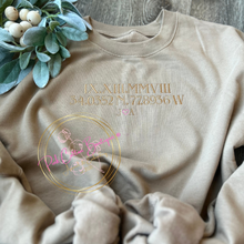 Load image into Gallery viewer, Embroidered Roman Numerals Anniversary Sweatshirt