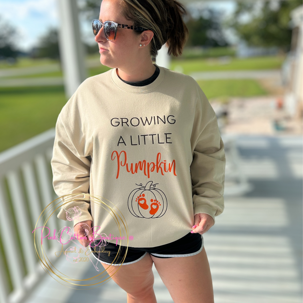 Growing a Little Pumpkin Sweatshirt