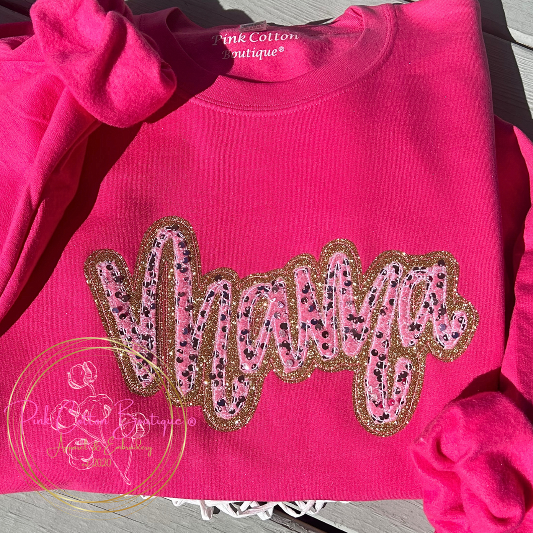 Mama Embroidered Shirt