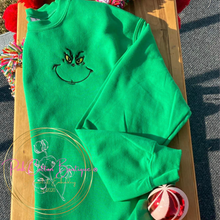 Load image into Gallery viewer, Mr or Mrs Grinch Sweatshirt
