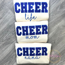 Load image into Gallery viewer, Cheer Personalized Embroidered Varsity Letters
