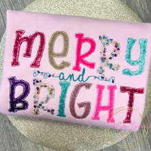 Load image into Gallery viewer, Merry and Bright Sweatshirt
