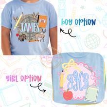 Load image into Gallery viewer, Personalized Back to School Shirts
