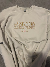 Load image into Gallery viewer, Embroidered Roman Numerals Anniversary Sweatshirt
