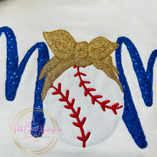 Load image into Gallery viewer, Baseball Mom Embroidered Shirt
