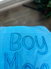 Load image into Gallery viewer, Boy Mom Embroidered Pocket T-Shirt
